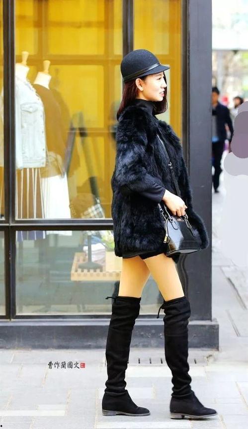 穿高筒靴视频,打造时尚长腿效果